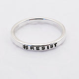 Personalized Sterling Silver Stacking Rings - 2.4 mm