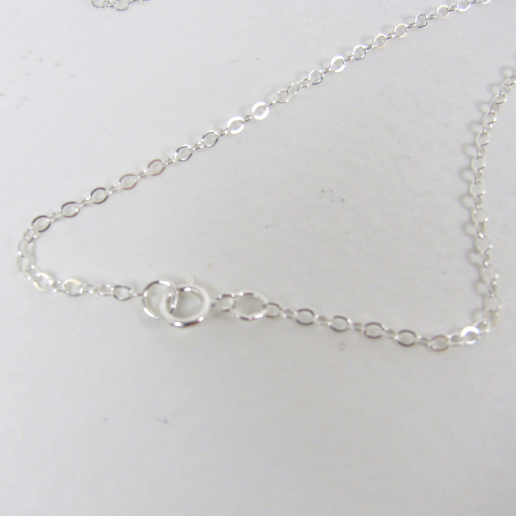 16" 1.5mm Sterling Silver Flat Cable Chain