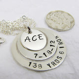 Fine Silver Golfer's Hole in One Pendant, Fine Silver Pendant, Hole in One Celebration, ACE, Perfect Golf Shot, Lucky Golfer, Perfect Stroke