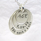 Fine Silver Golfer's Hole in One Pendant, Fine Silver Pendant, Hole in One Celebration, ACE, Perfect Golf Shot, Lucky Golfer, Perfect Stroke