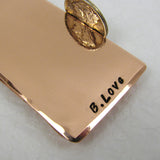 Copper Money Clip with Vintage Buffalo Nickel