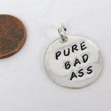 Personalized Pure Silver Pendant Necklace, Handmade Silver Pendant,