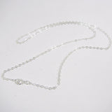 16" 1.5mm Sterling Silver Flat Cable Chain