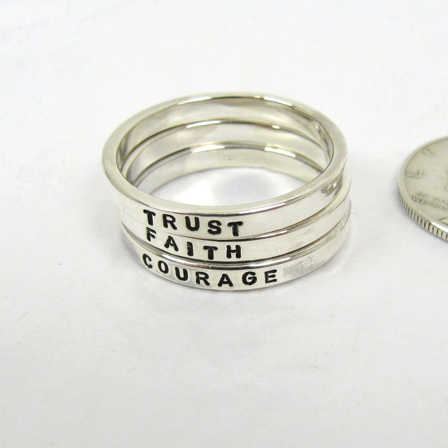 Personalized stackable rings deals
