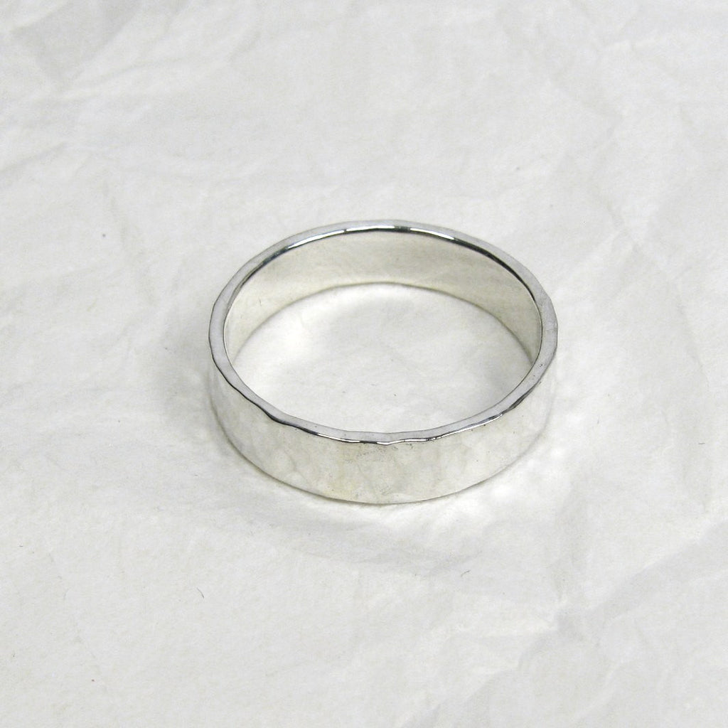 Fine Silver Ring 5mm Pure Silver Ring Fine Silver Wedding Ring