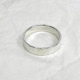 Fine Silver Ring, 5mm, Pure Silver Ring, Fine Silver Wedding Ring, Hammered Rustic Silver Ring, .999FS Wide Ring.